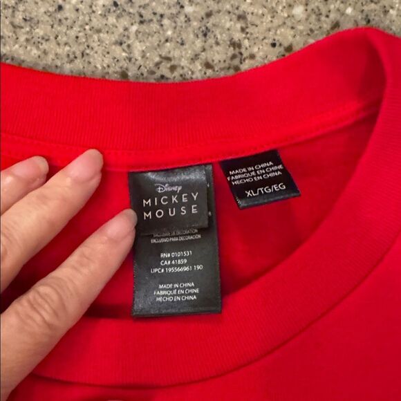 DISNEY Light Up Mickey Mouse Christmas Holiday Crew Neck Sweatshirt - Picture 10 of 11